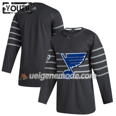 Kinder St. Louis Blues Trikot Blank Grau Adidas 2020 NHL All-Star Authentic